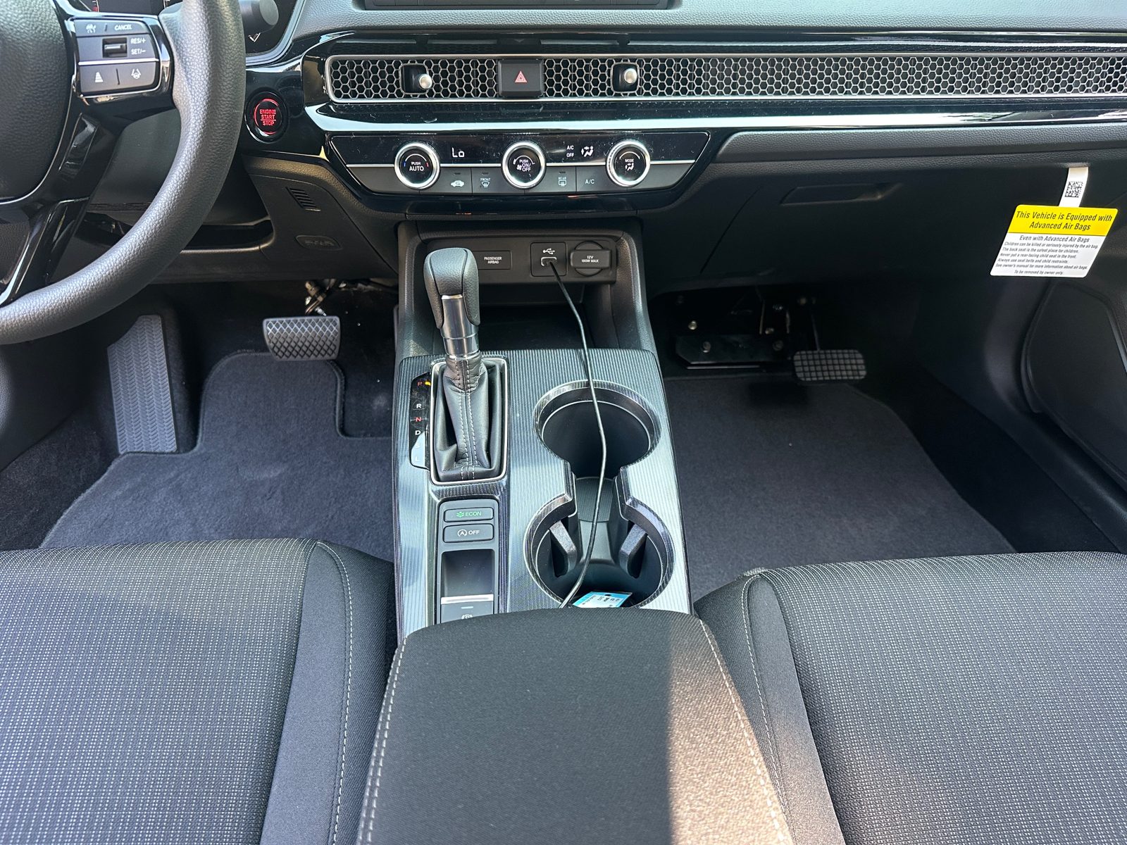 Cable Brake in a Honda Civic