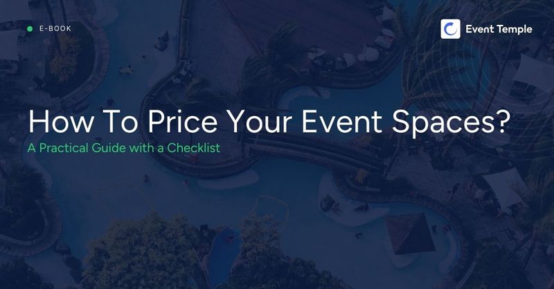 Title card for How To Price Your Event Spaces eBook
