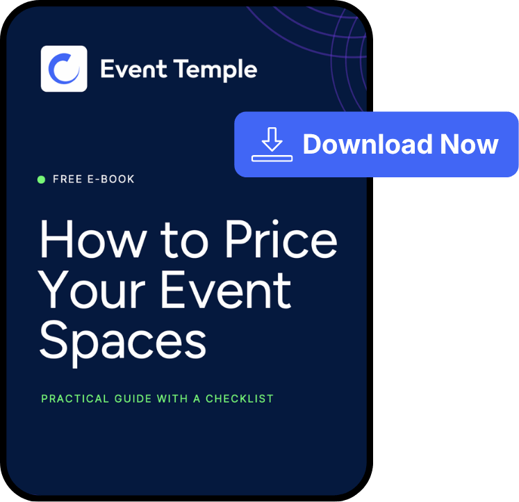 How to Price Your Event Spaces - E-Book FREE Download