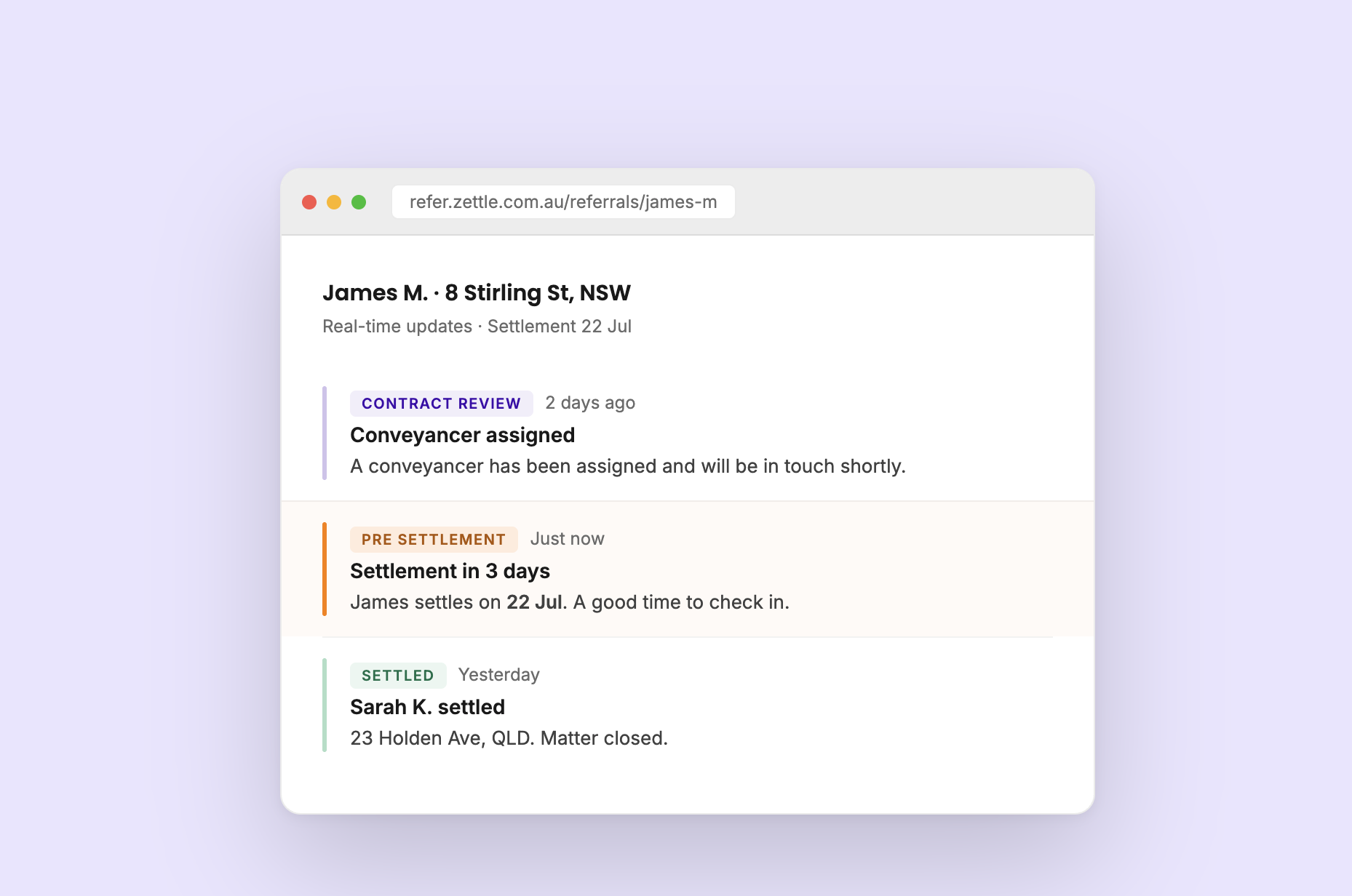 Referral portal