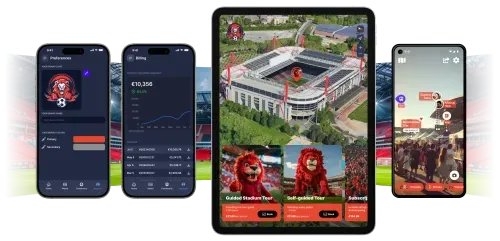 Account and monetization setting for setting brand preferences, selling tickets and sponsoring locations.