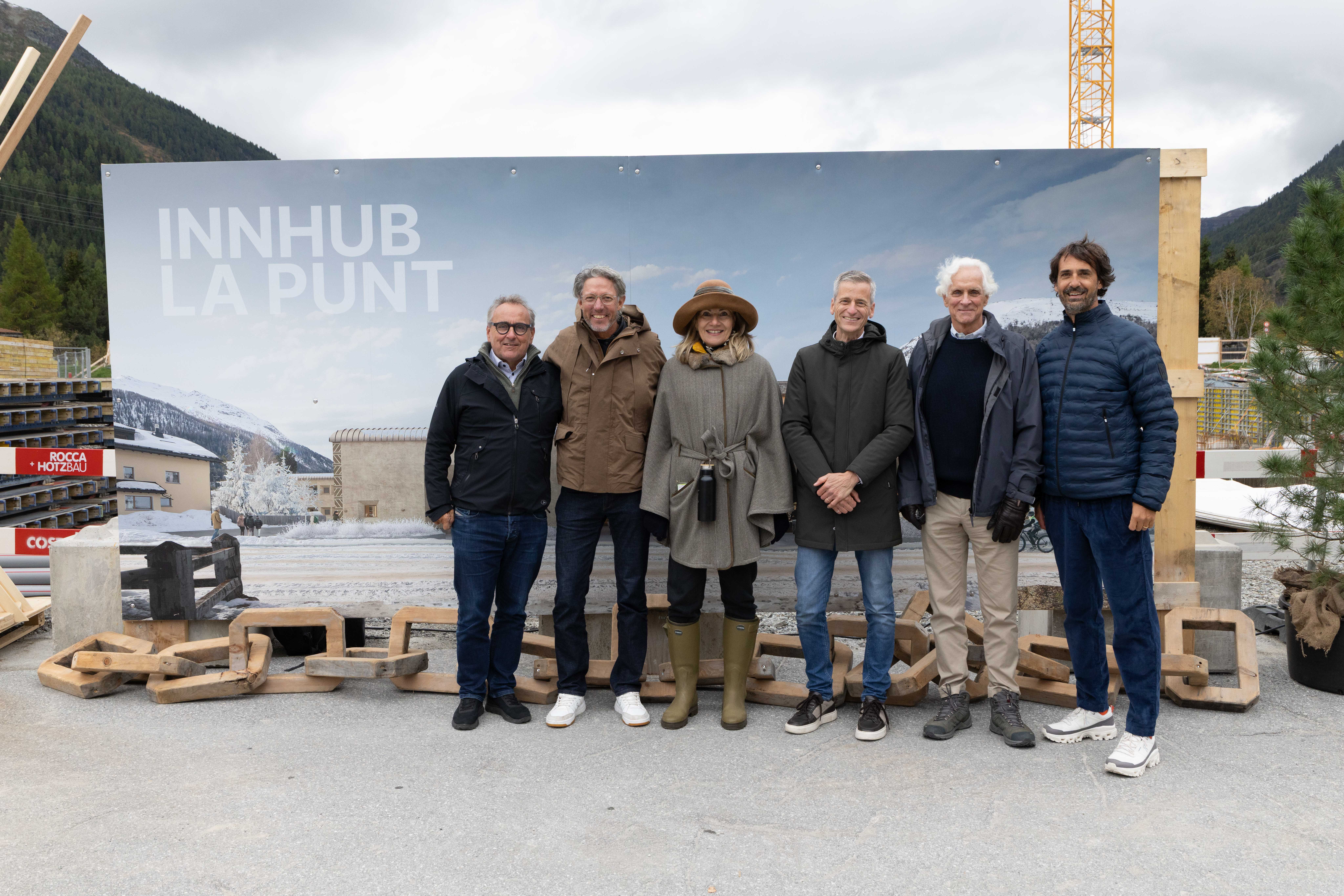 Feier zum Baustart des InnHub