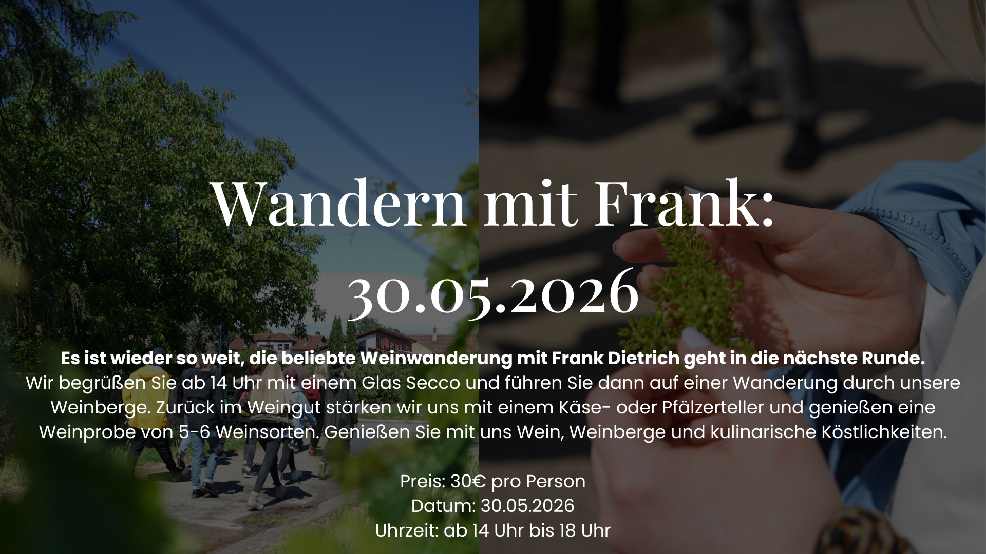 Wandern mit Frank: 30.05.2026