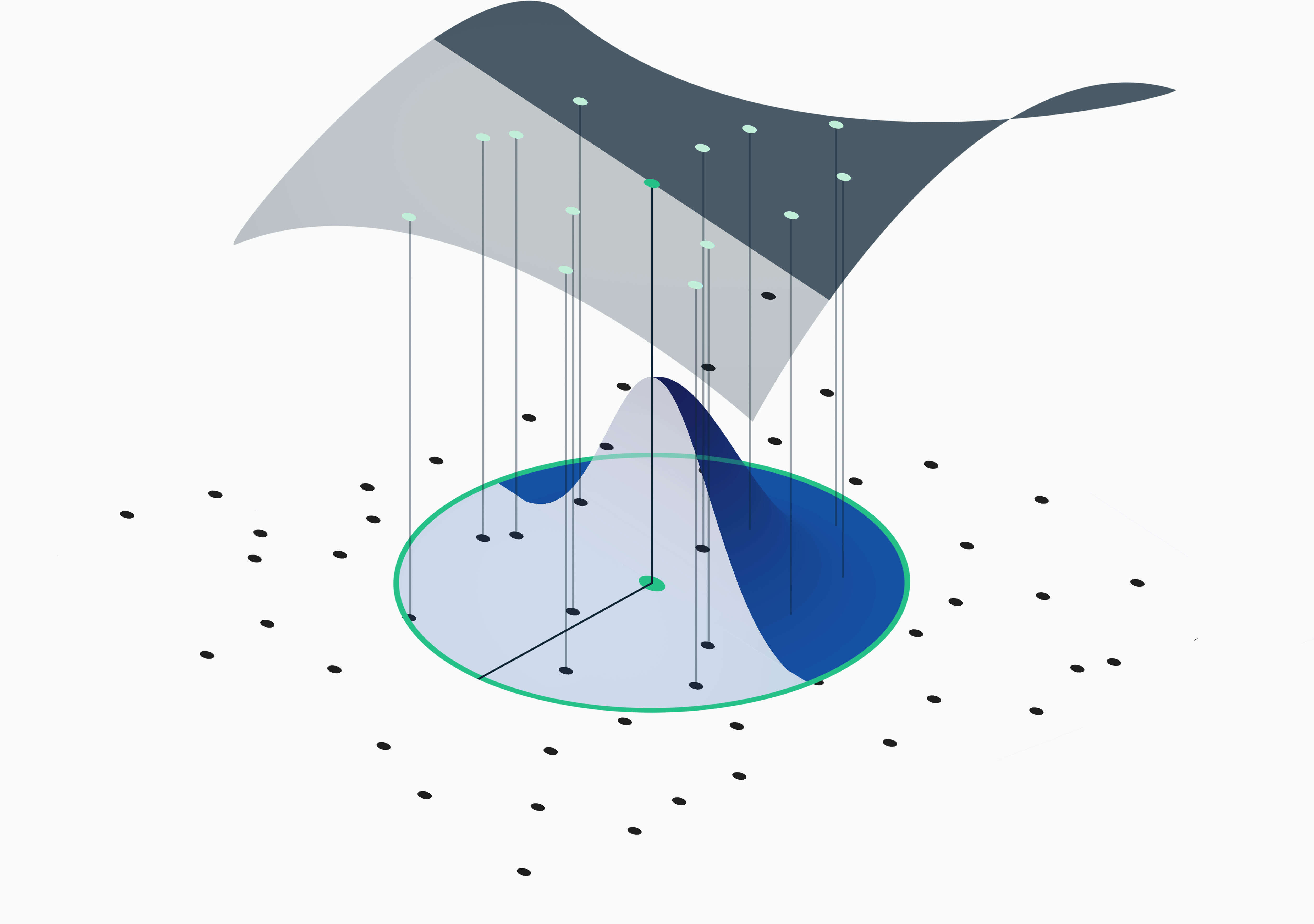 Smoothed Particle Hydrodynamics (SPH) based on kernel functions and moving computation points