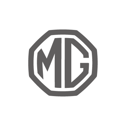 MG logo in greyscale