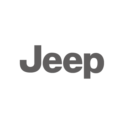 Jeep logo in greyscale