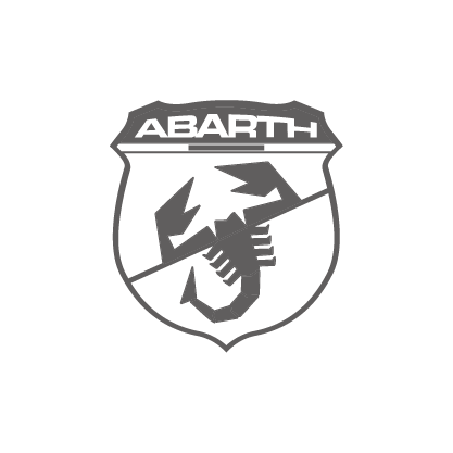 Abarth logo in greyscale