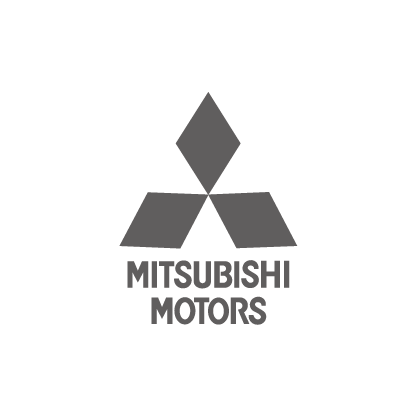 Mitsubishi Motors logo in greyscale