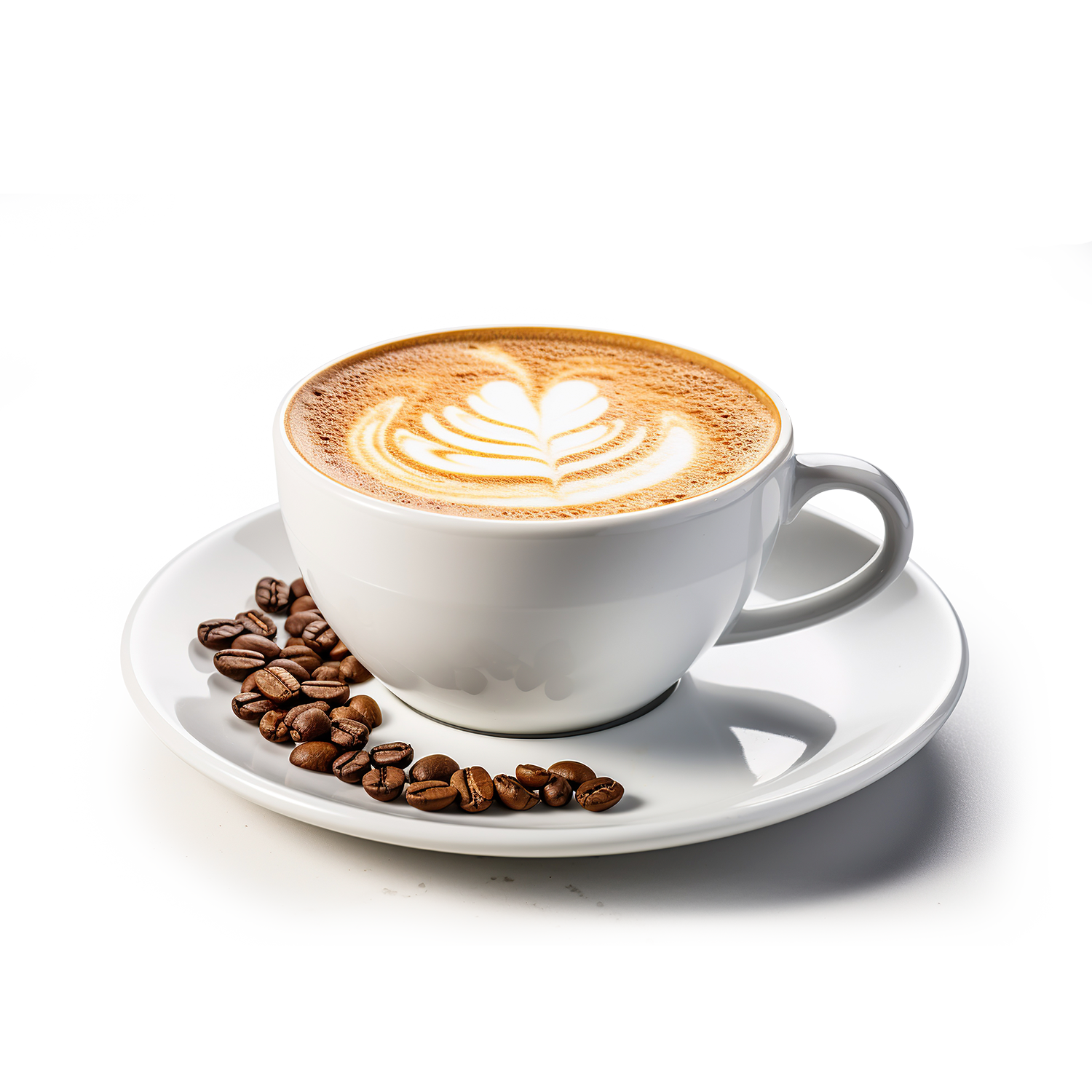Cup of Coffee with latte art