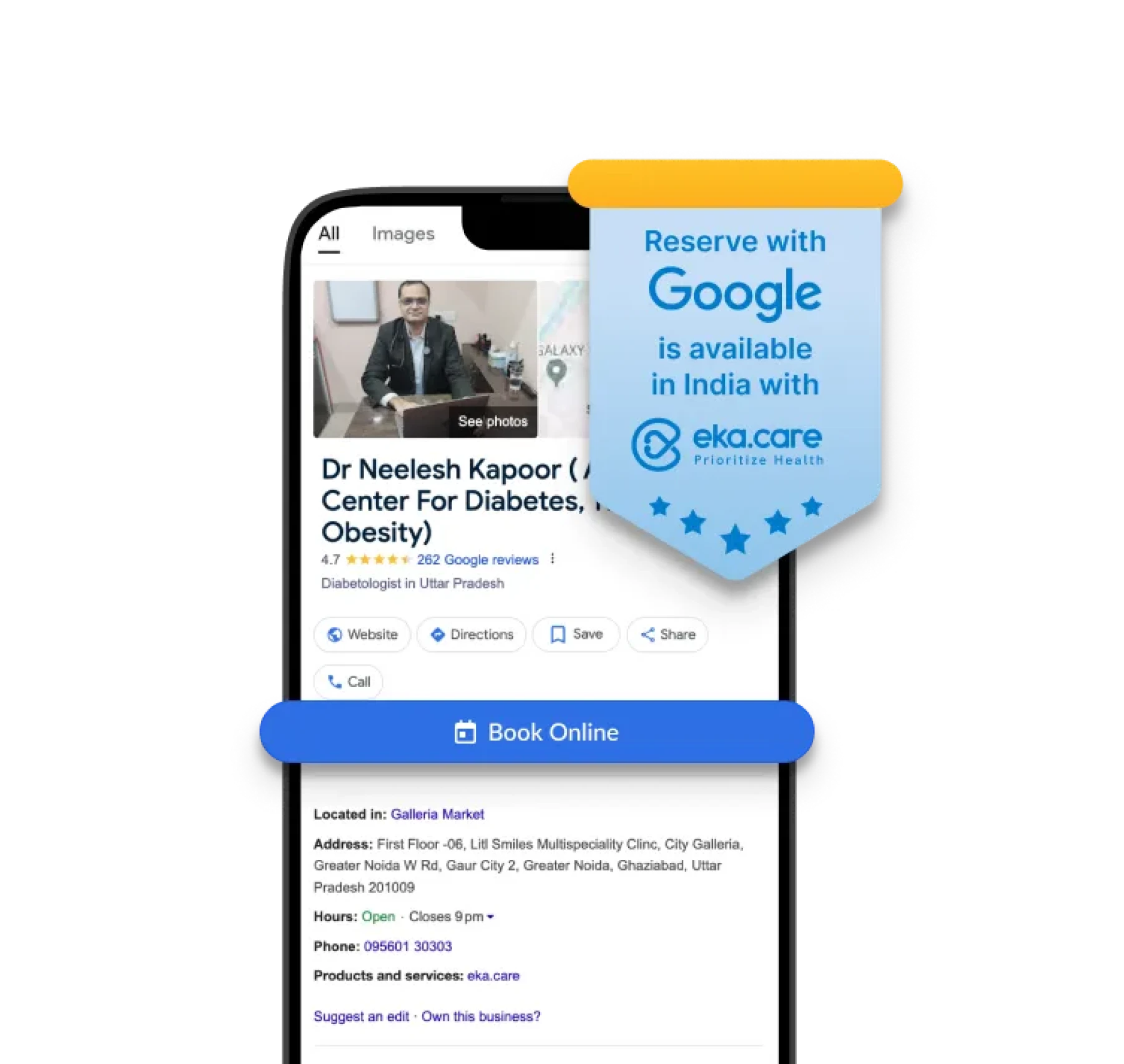 Manage reviews from google