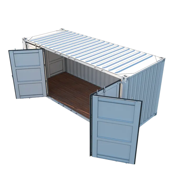Container de stockage 15 pieds Open Side