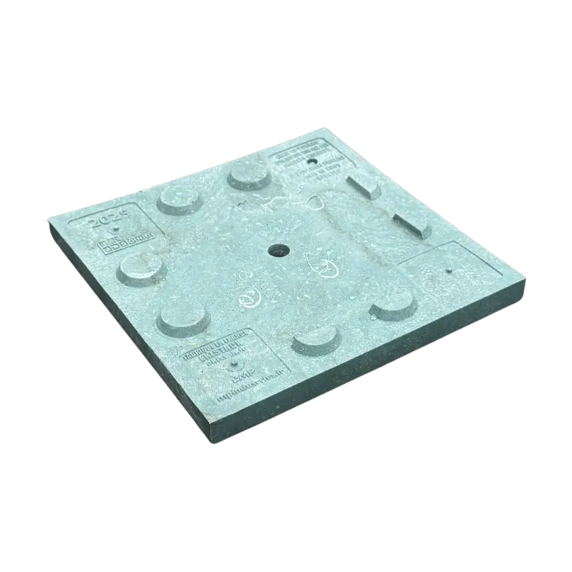 Cale container sol dur