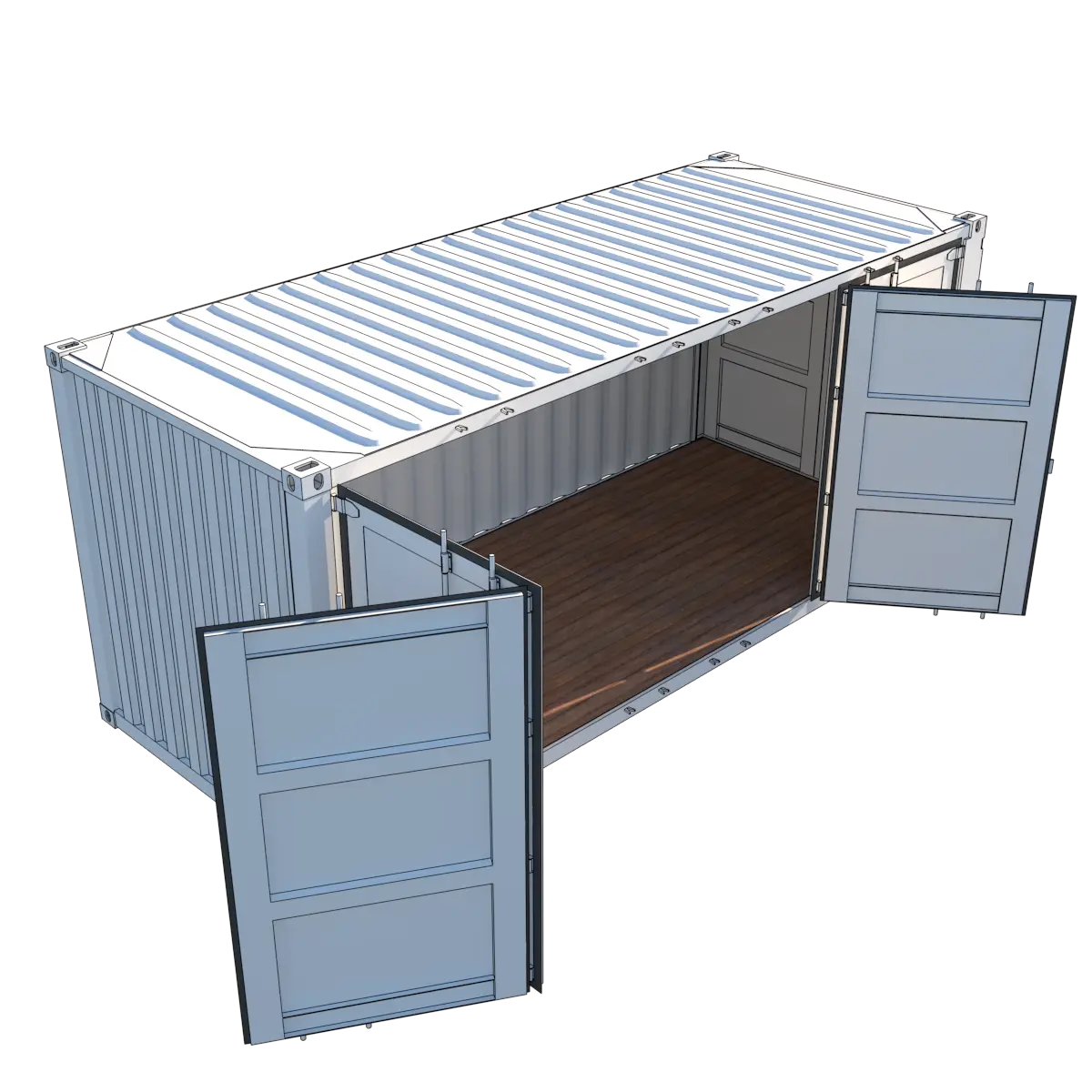 Container 20 pieds Open Side - High Cube