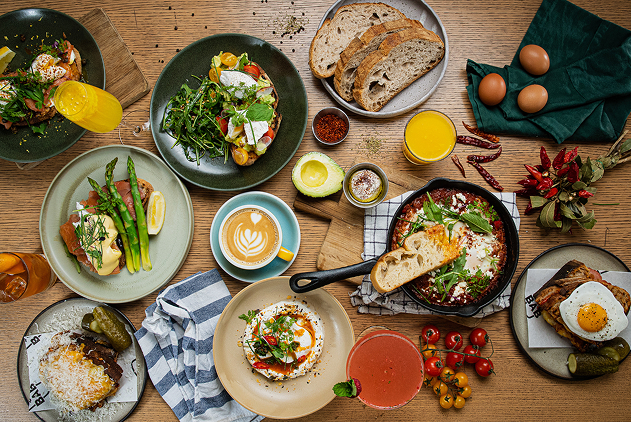 Eggs Royale, Shakshuka, Turkish Eggs, Crack Madame, Steak & Eggs, Specialty Coffee