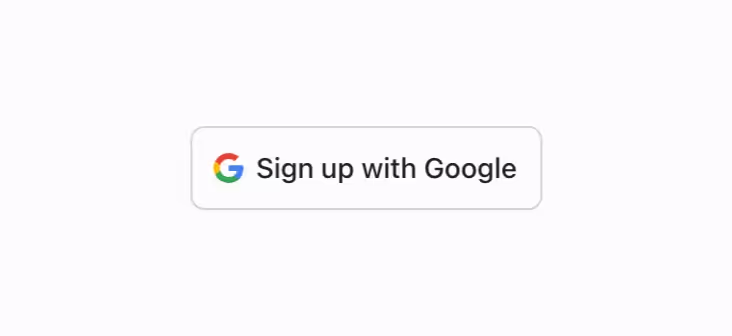 A secondary button for Google authentication.