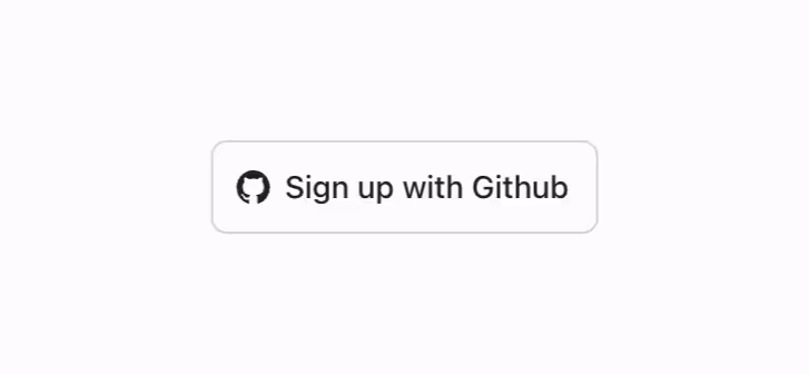 A secondary button for GitHub authentication.