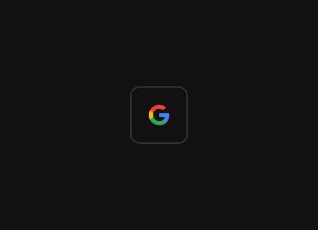 A secondary Google authentication button with only an icon.
