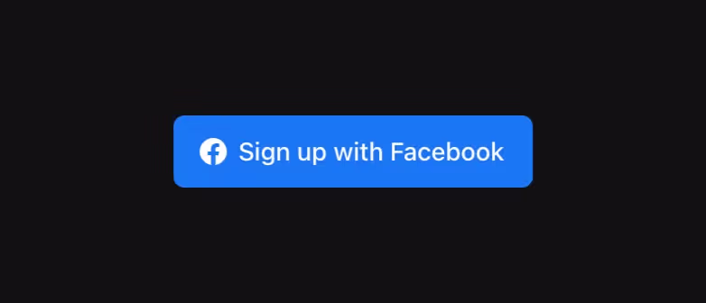 A button for authenticating via Facebook services.