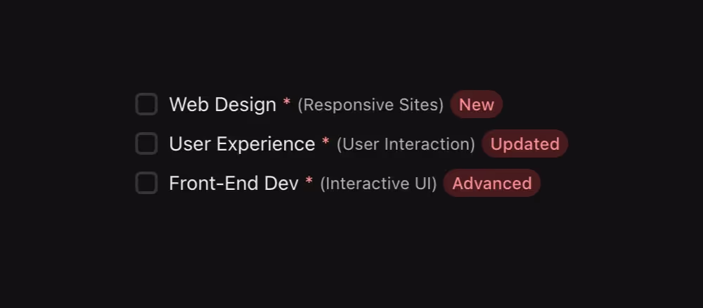 A standard checkbox for selecting options.