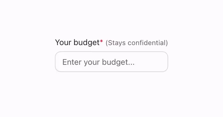 A field for entering numeric values.