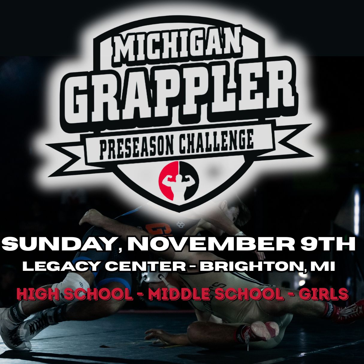 MI Grappler Preseason Challenge set for November 9th in Brighton