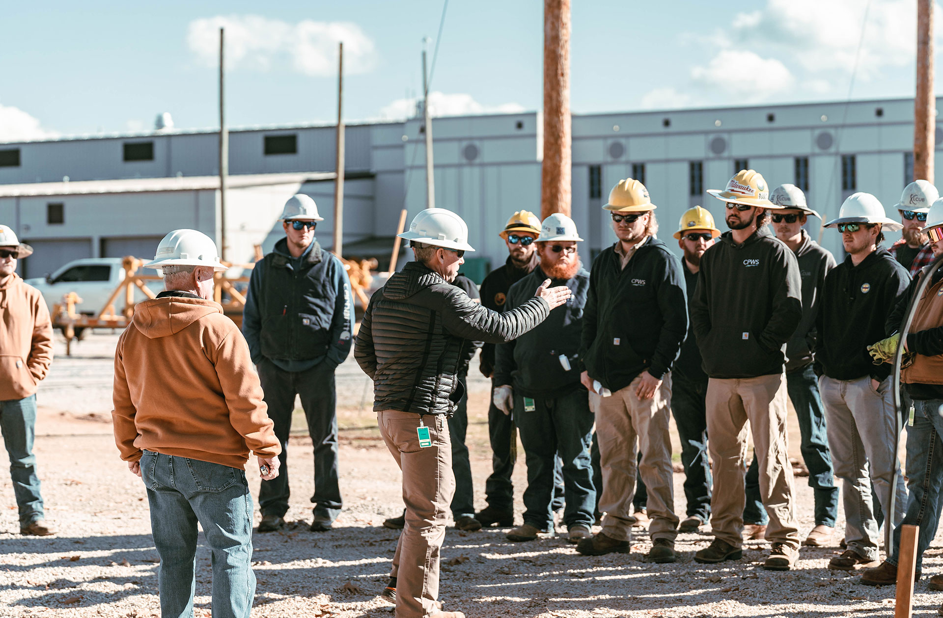 TVPPA Lineman training photo used on TVPPA website designed and developed by Triptych Interactive