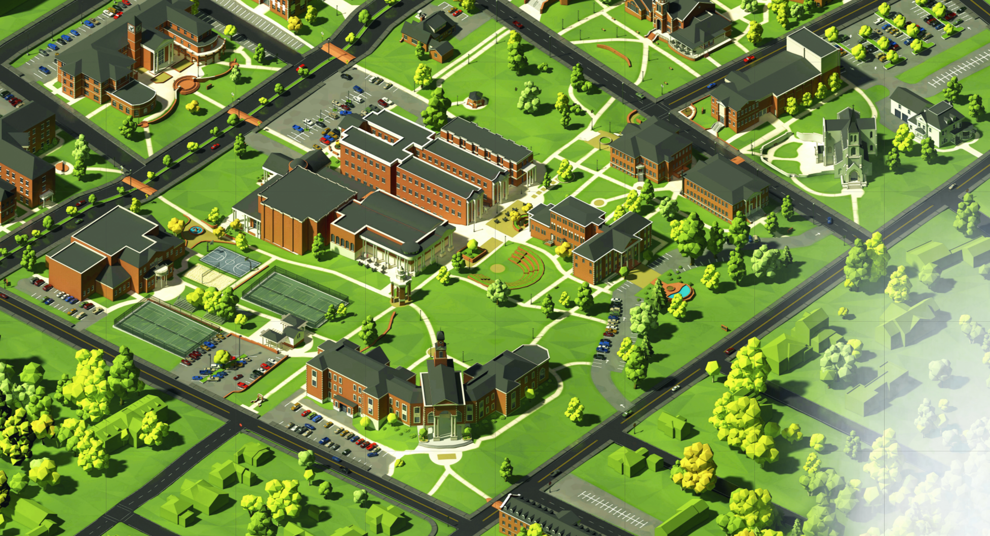 Lee University 3D Campus Map