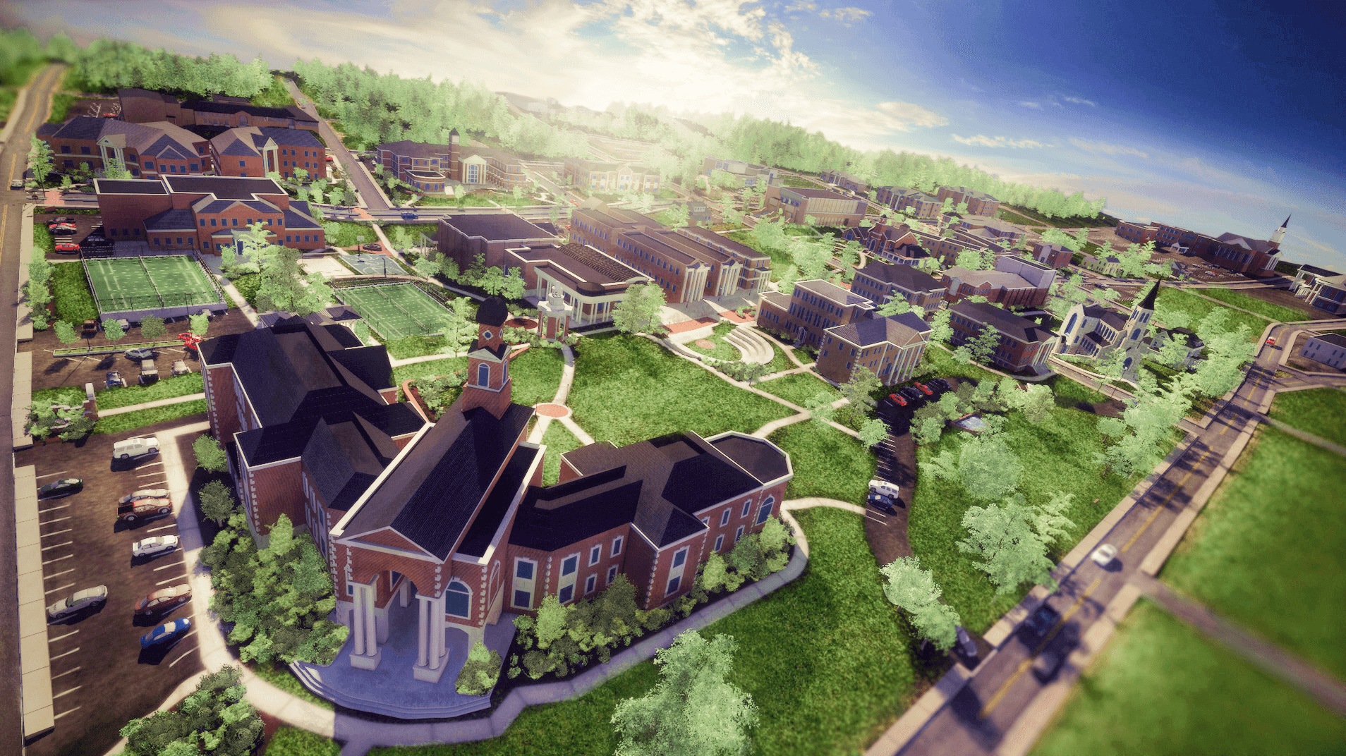 Microsoft City In The Cloud created by Triptych