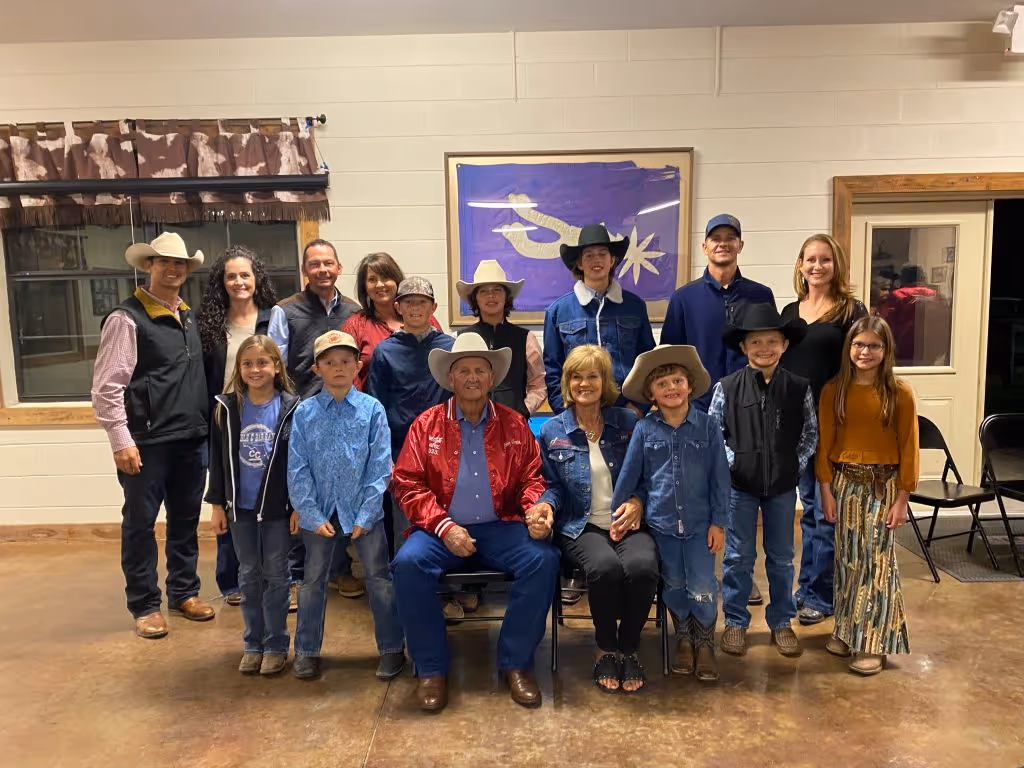 The Silver Spurs Riding Club honors Leslie and Jimmy Chapman during their 2023 Coca-Cola Cowboy and Women's Lifetime Achievement Ceremony