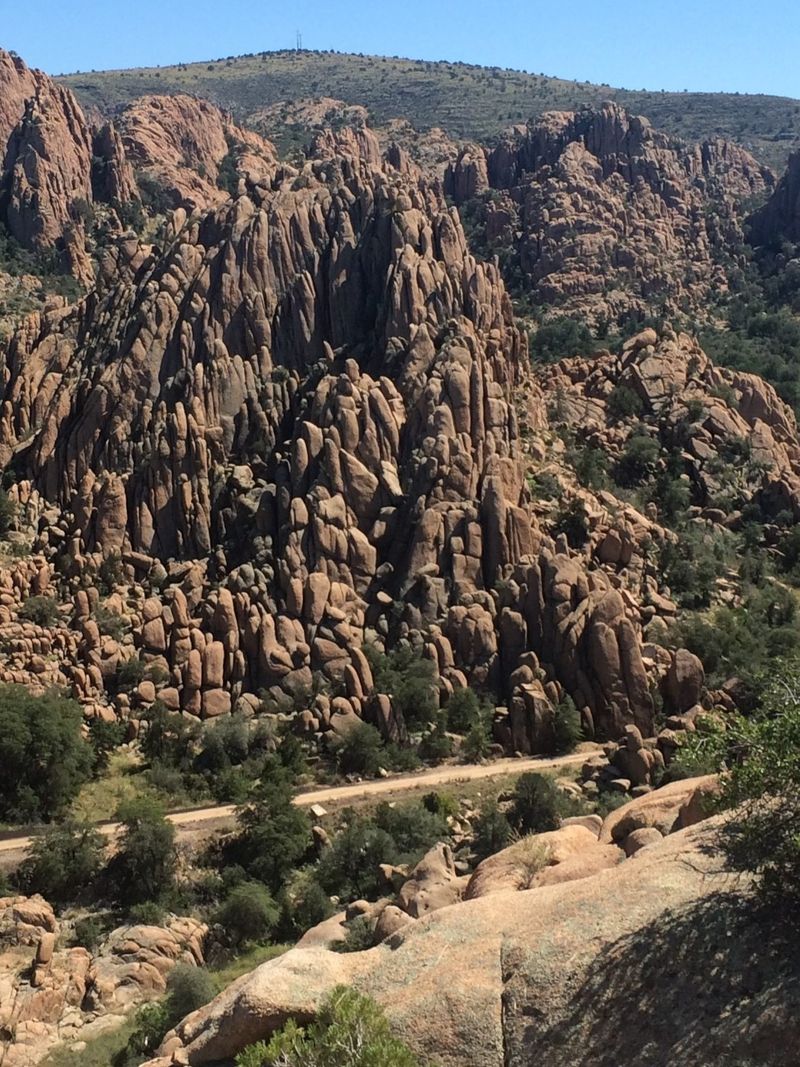 Granite Dells rock formations near Prescott, Arizona