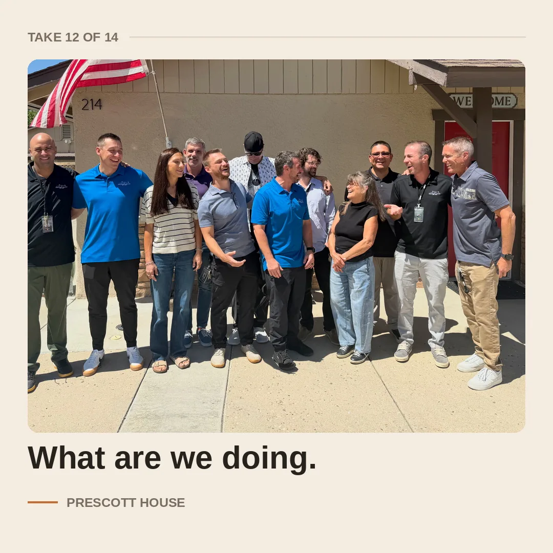 Take 12 of the Prescott House team photo - what are we doing