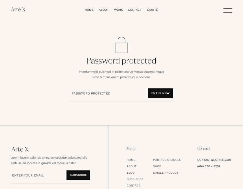 Password Protected
