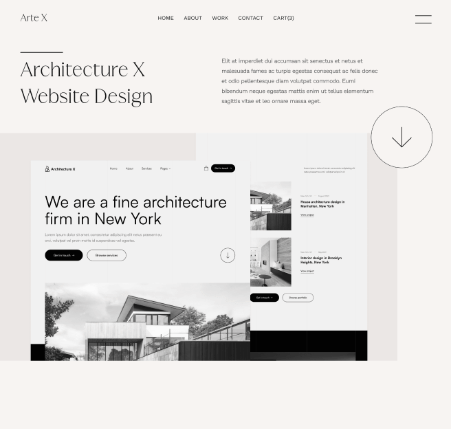 Portfolio - Arte X Webflow Template