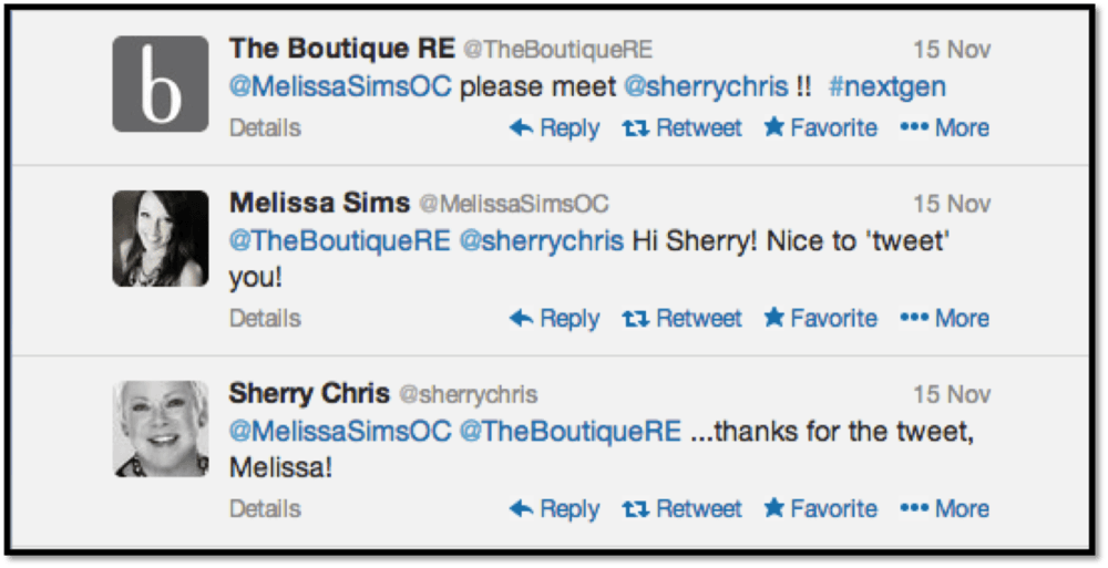 @TheBoutiqueRE actively engages with their brand, their agents and their followers on Twitter