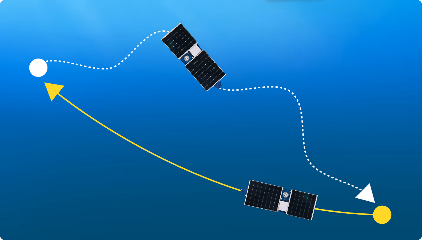 Scout drifts with ocean currents to collect data, then returns to a designated recovery point on command.