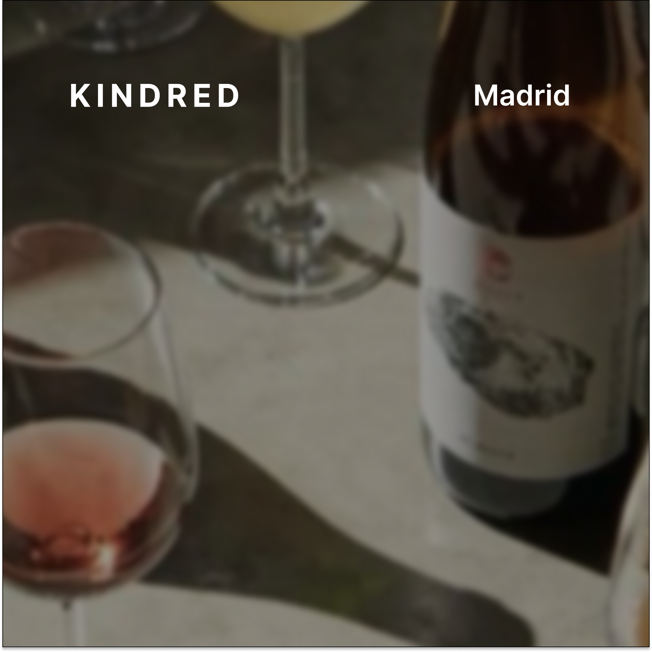 Kindred Madrid: Grapes & Connect