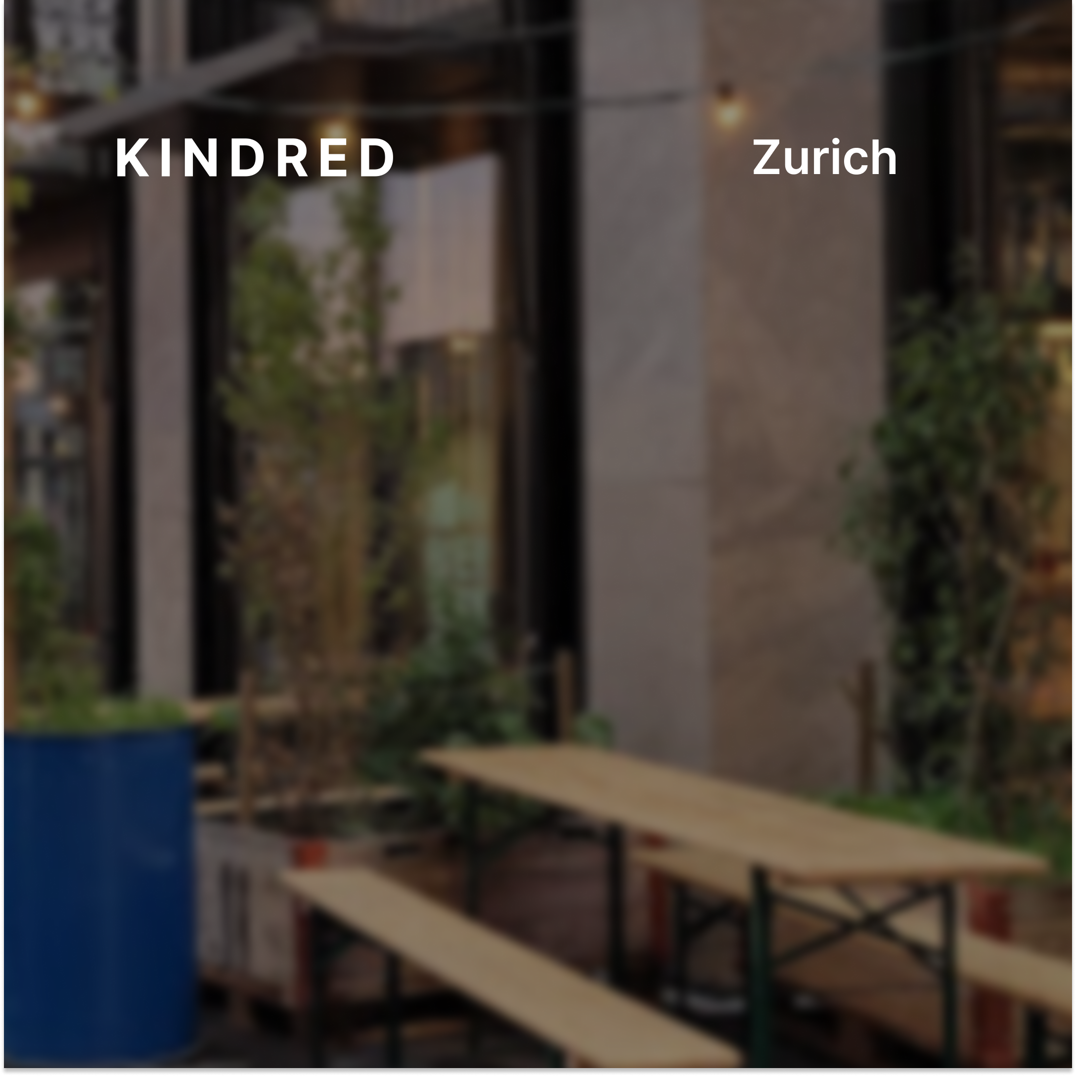 Kindred Zurich: Connections & Community