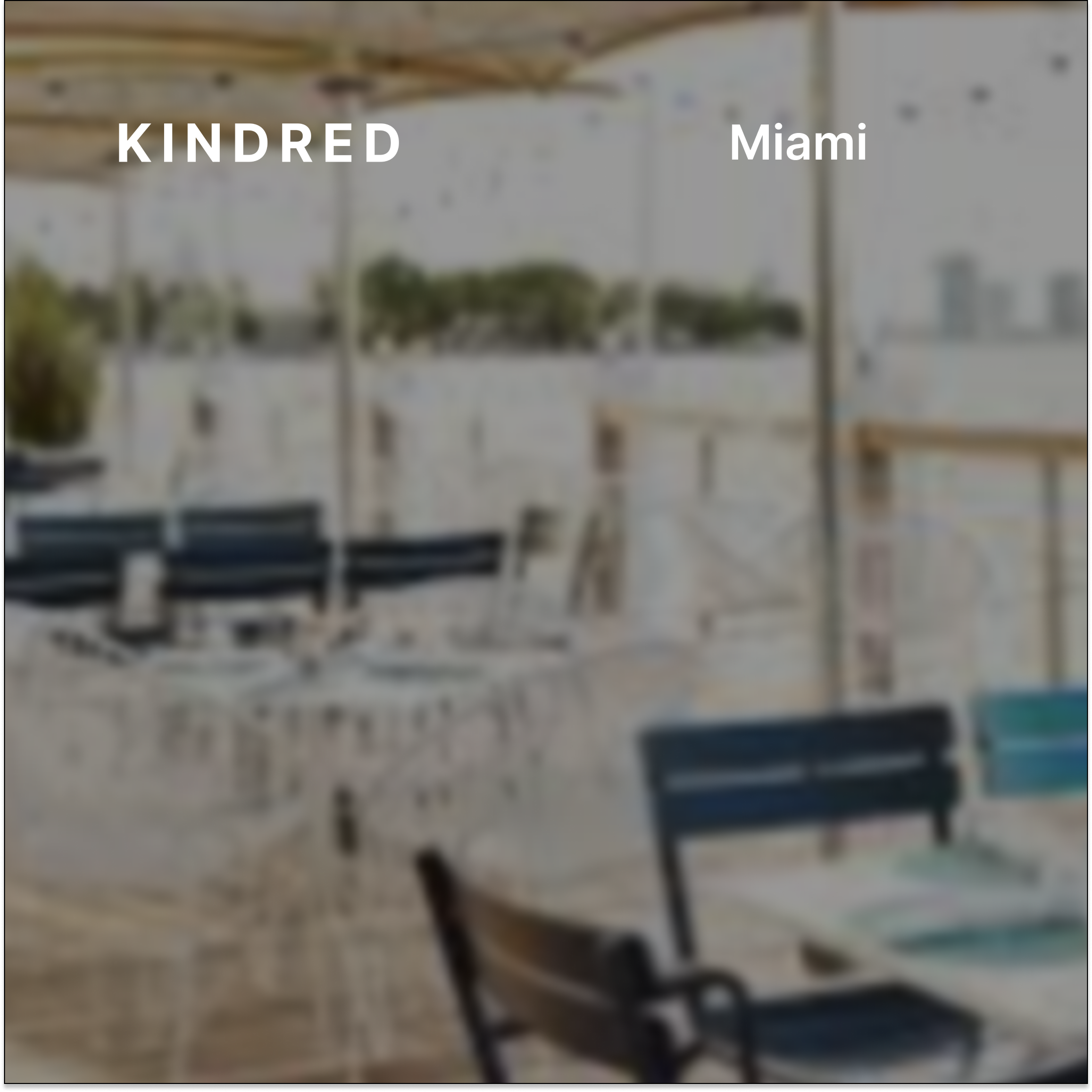 Kindred Miami: Sunset Gathering at Lido Bayside