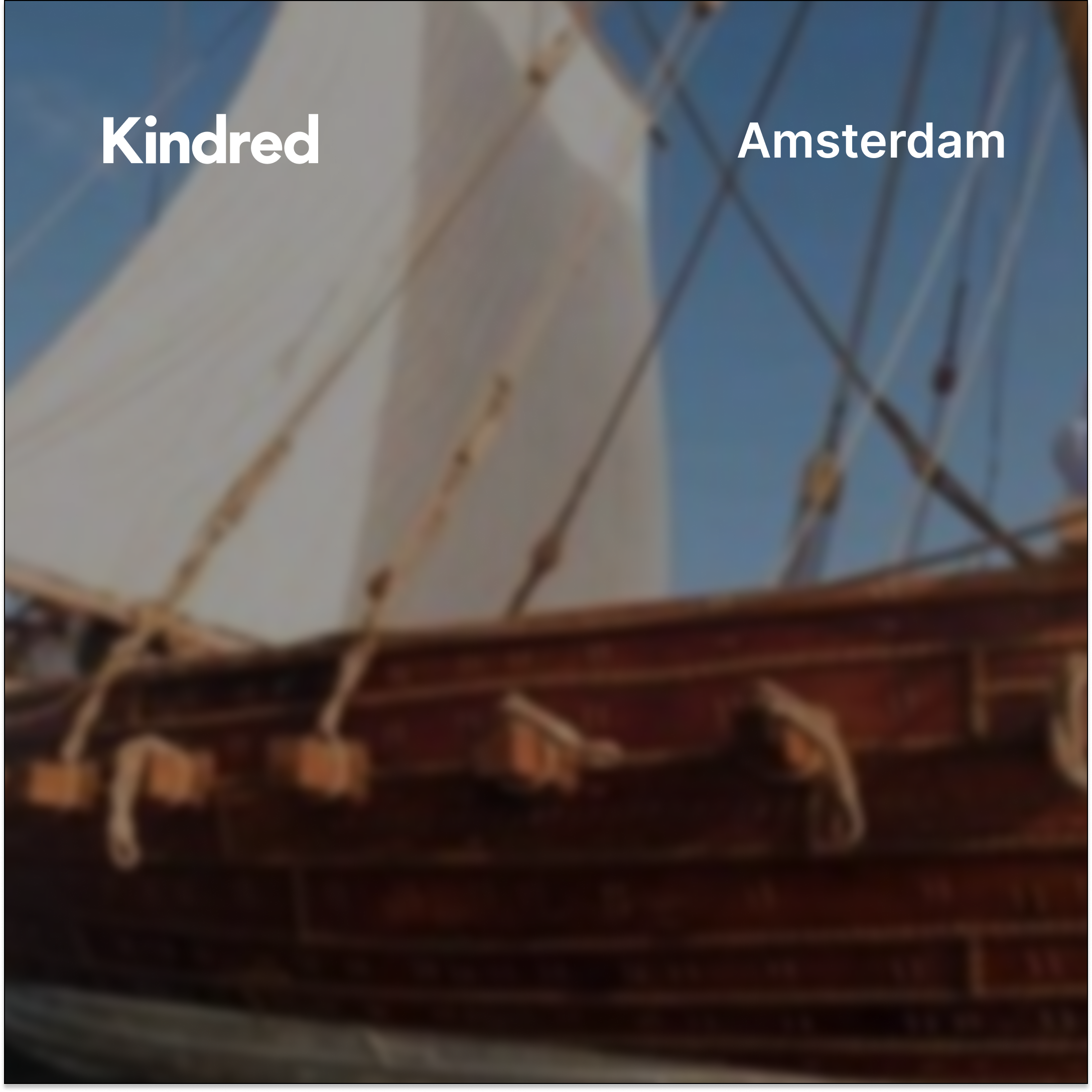 Kindred Amsterdam: Post-SAIL Gathering at Mark’s!