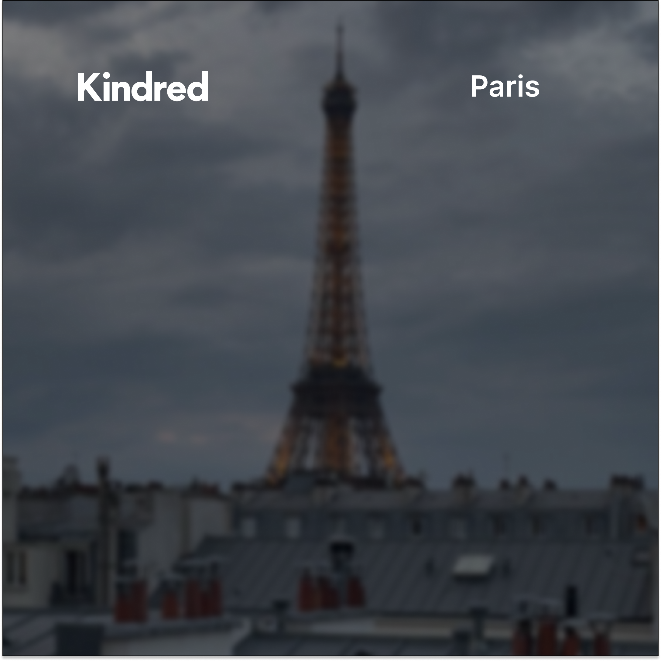 Kindred Paris: Cozy Dinner & Drinks with an Eiffel Tower View