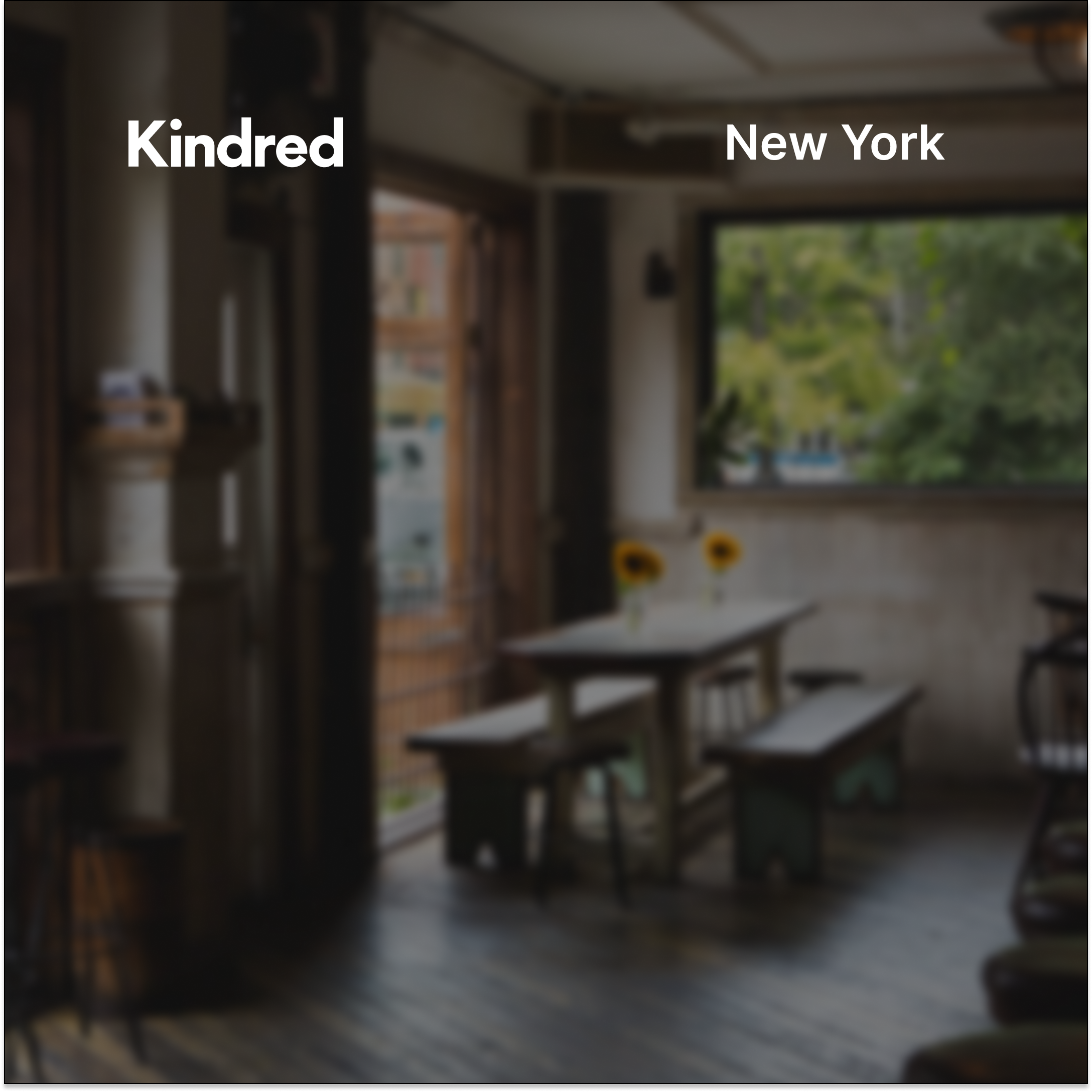 Kindred NYC: Happy Hour at The Wayland