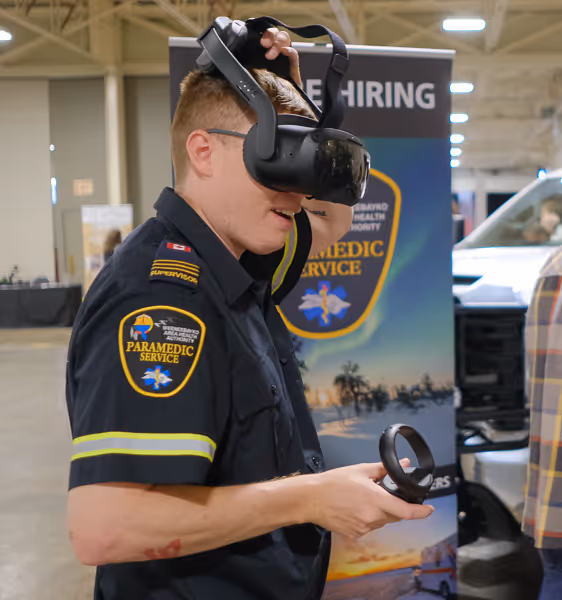 High Tech Paramedic Training Equipment VR Training Simulation