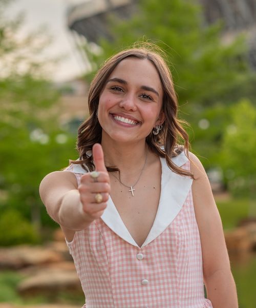 Mallory in Aggie Park