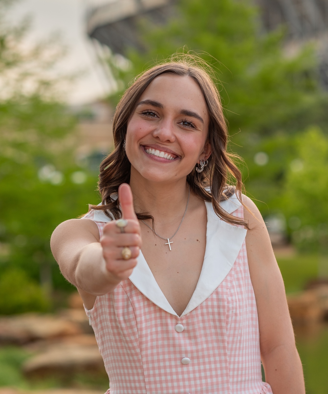 Mallory in Aggie Park