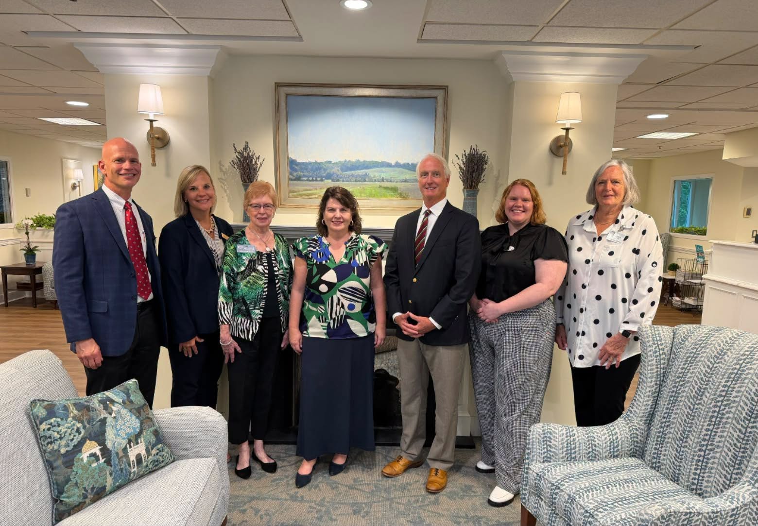 Senator Peake visits Westminster Canterbury