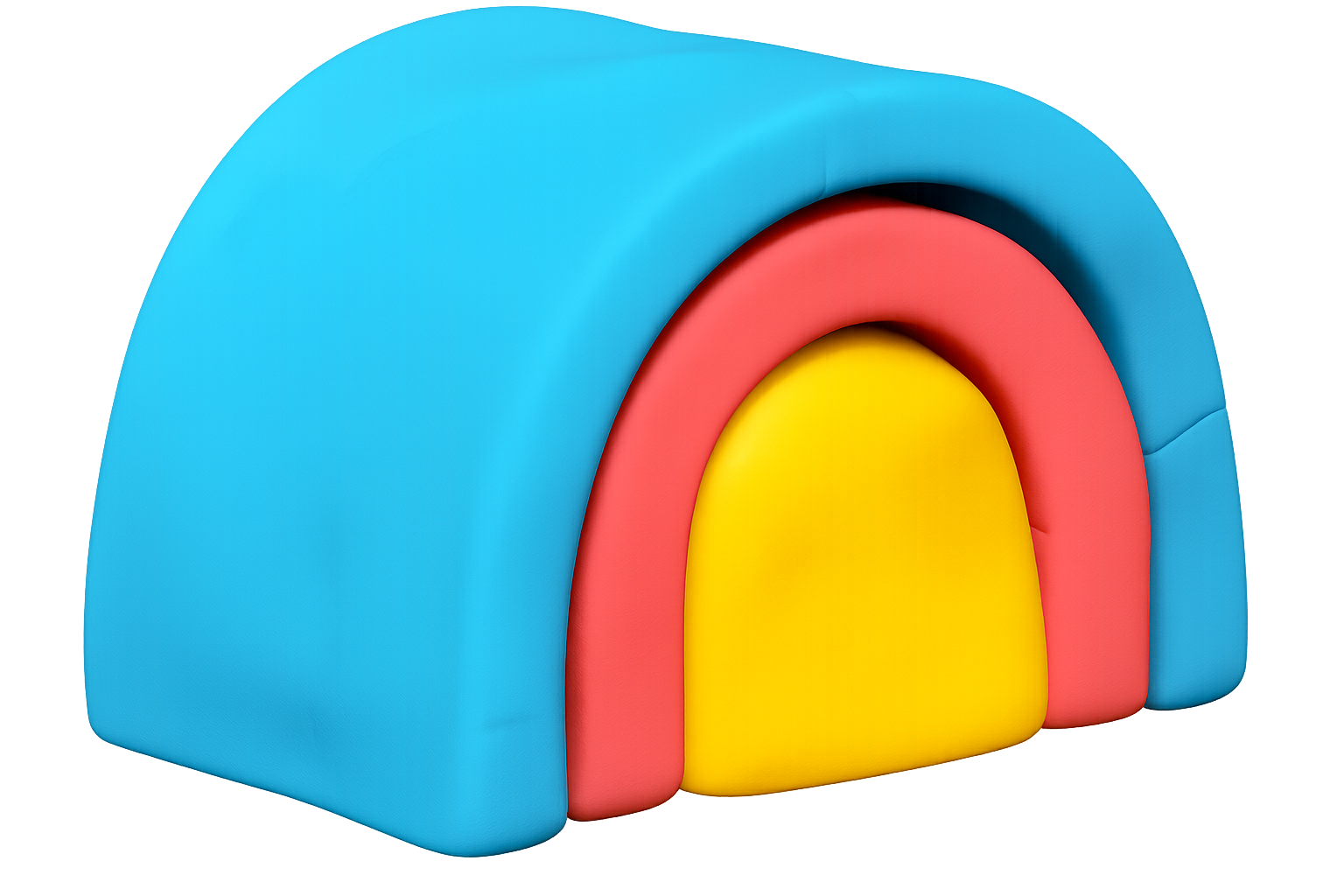 Clay Rainbow Logo Vector