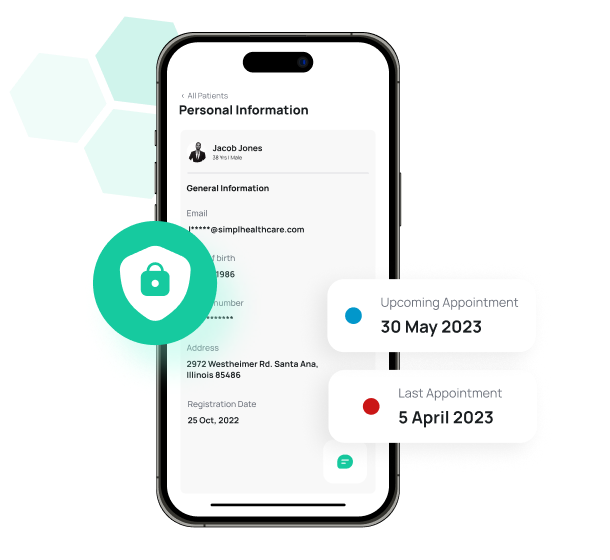 Simpl Doctor appointment dates in mobile app