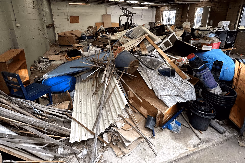 Internal Demolition before Cleanup
