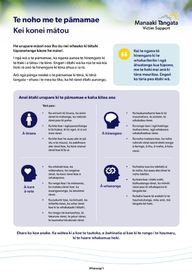 Thumbnail of Coping with Trauma resource translated into Māori