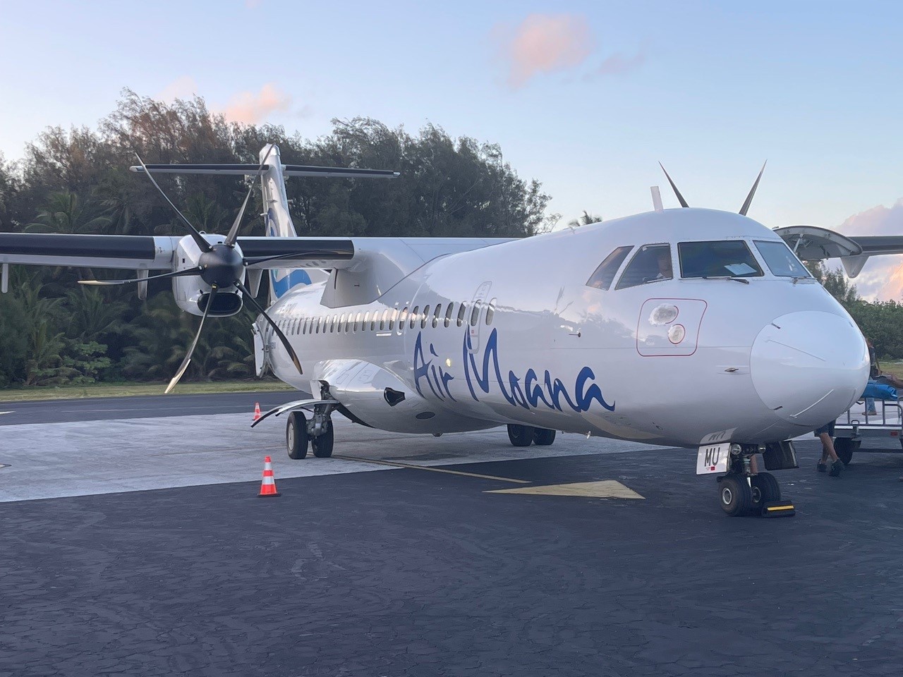 Avion ATR 72-600 XT de la compagnie Air Moana